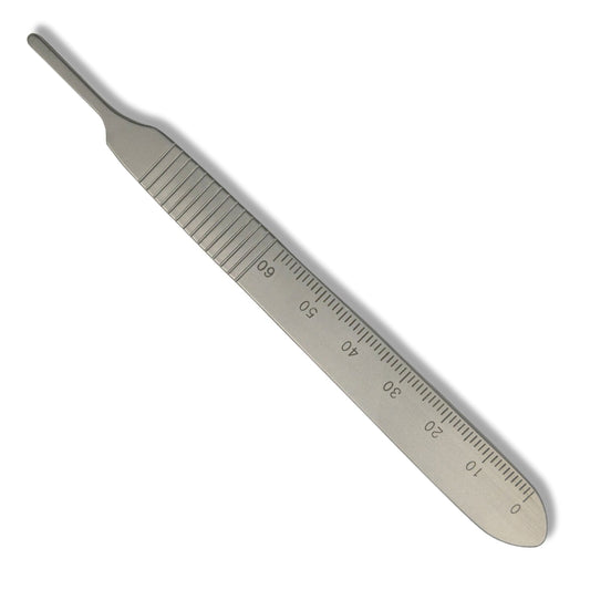 Flat Scalpel Handle with scale, SHF