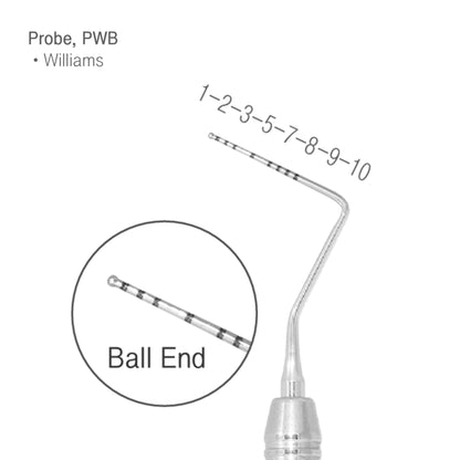Osung Ball End Probe Williams Premium -BPWB