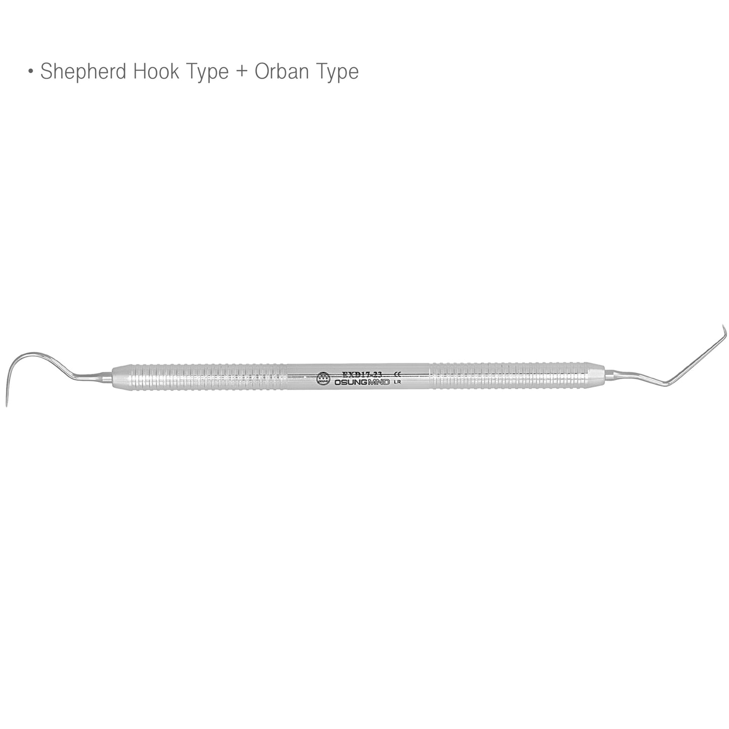Osung 17/23 Shepherd Hook + Orban Type Dental Explorer Premium -EXD17-23