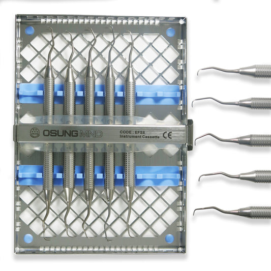 OSUNG IMPLANT SCALER & CURETTES SET (6 pieces) | N-115 - Osung USA